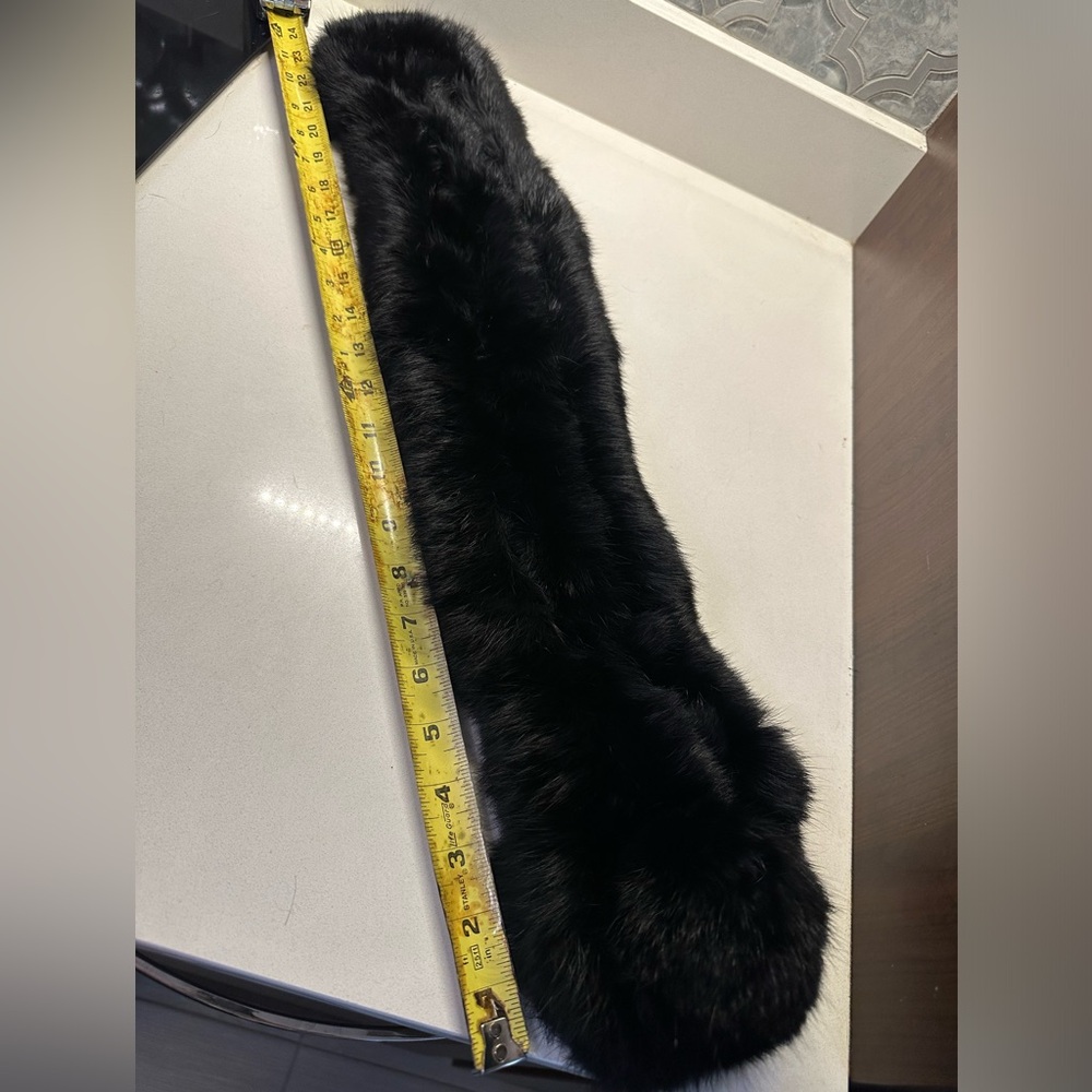 Rabbit fur neckscarf